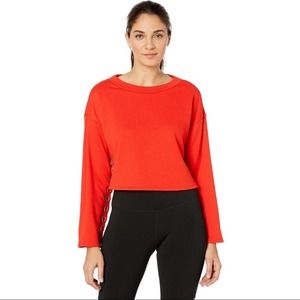 ALO Yoga Cherry Red Suspension Pullover